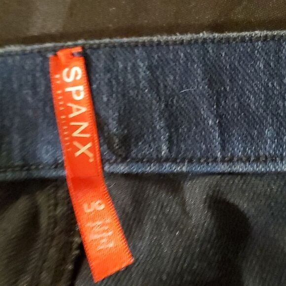 Spandex leggings L dark wash - Picture 2 of 5